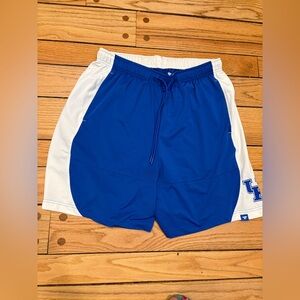 Fanatics Royal Blue and White Men's UK Wildcats Kentucky Athletic Shorts large